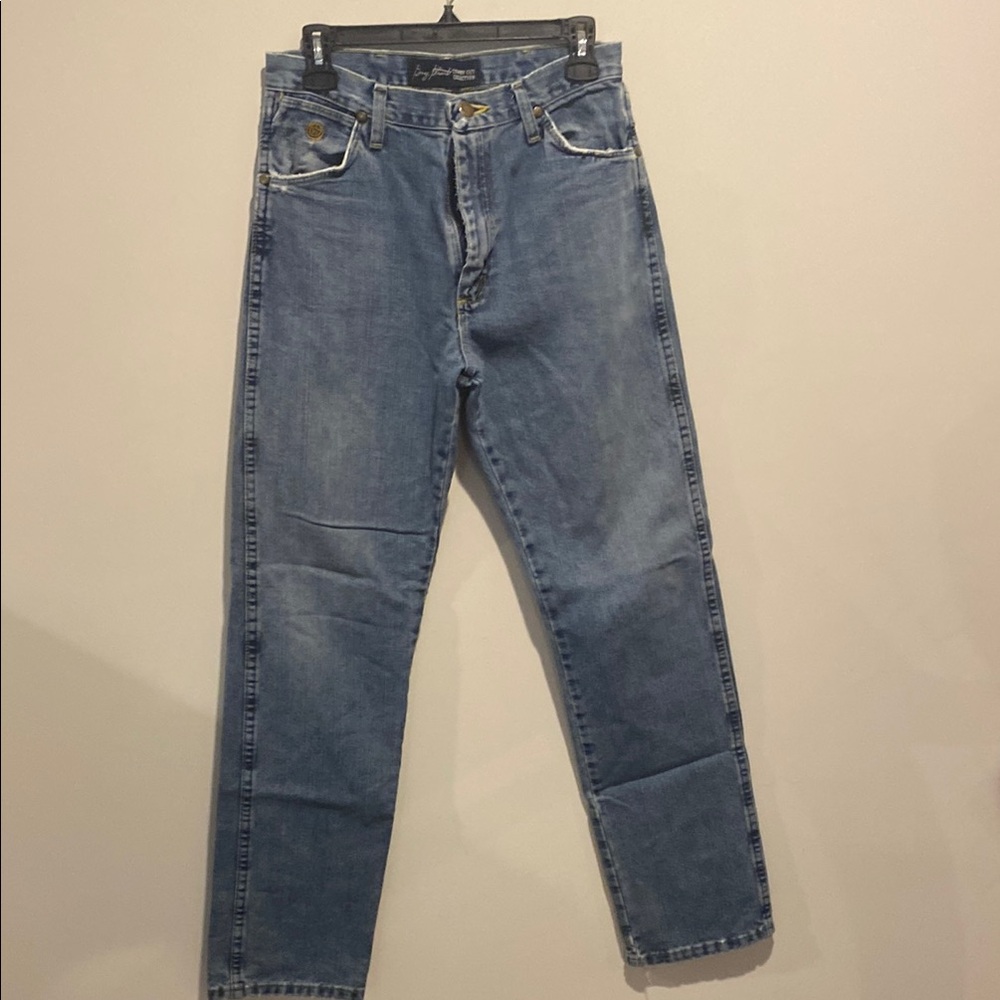 Wrangler Men's Light Blue Straight Jeans